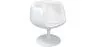 Cadeira Lounge - Cadeira de design branca - Estofada em couro - Genebra image 9