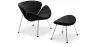 Poltrona de Design com Descanso de Pés - Estofado - Chunk image 9