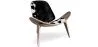 Poltrona de Design - Estilo Escandinavo - Estofada em Pele de Pónei - Lucy image 9