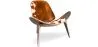 Poltrona de Design - Estilo Escandinavo - Estofada em Pele de Pónei - Lucy image 9
