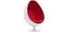 Poltrona de Design em Forma de Ovo - Estofada em Tecido - Eny image 9