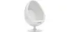 Poltrona de design em forma de ovo - Estofamento em couro sintético - Eny image 9
