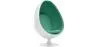 Poltrona de design em forma de ovo - Estofamento em couro sintético - Eny image 9