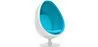 Poltrona de design em forma de ovo - Estofamento em couro sintético - Eny image 9