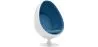 Poltrona de design em forma de ovo - Estofamento em couro sintético - Eny image 9