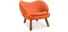 Poltrona Estofada em Tecido - Design Escandinavo - Pelitano image 9