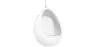 Poltrona de Design em forma de Ovo Suspensa - Estofada em Tecido - Eny image 9