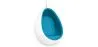 Poltrona de Design em forma de Ovo Suspensa - Estofada em Tecido - Eny image 9