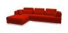 Chaise longue com 3 lugares - Estofado em tecido - Boretti image 9