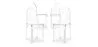 Pack de 4 Cadeiras de Jantar Transparentes - Victoria Queen image 9