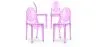 Pack de 4 Cadeiras de Jantar Transparentes - Victoria Queen image 9