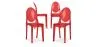 Pack de 4 Cadeiras de Jantar Transparentes - Victoria Queen image 9