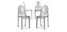 Pack de 4 Cadeiras de Jantar Transparentes - Victoria Queen image 9
