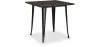 Mesa de jantar quadrada - Design industrial - Madeira e metal - Stylix  image 9