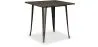 Mesa de jantar quadrada - Design industrial - Madeira e metal - Stylix  image 9