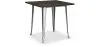 Mesa de jantar quadrada - Design industrial - Madeira e metal - Stylix  image 9
