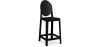Banco Bar com Encosto - Design Transparente - 65cm - Victoria Queen image 9