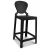 Banco Bar com Encosto - Design Transparente - 65cm - Victoria Queen image 9