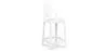 Banco Bar com Encosto - Design Transparente - 65cm - Victoria Queen image 9