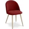 Cadeira de jantar - Estofada em tecido - Estilo escandinavo - Evelyne image 9