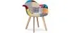  Cadeira de Jantar com Apoio de Braços - Estofada em Patchwork - Pixi image 9