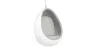 Poltrona de Design em forma de Ovo Suspensa - Estofada em Tecido - Eny image 9
