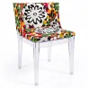Cadeira de Jantar - Pernas Transparentes - Design com Padrões - Estilo Miss image 9
