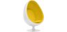 Poltrona de Design em Forma de Ovo - Estofada em Tecido - Eny image 9