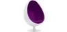 Poltrona de Design em Forma de Ovo - Estofada em Tecido - Eny image 9