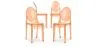 Pack de 4 Cadeiras de Jantar Transparentes - Victoria Queen image 9