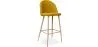 Banco estofado em tecido - Design escandinavo - 76cm - Evelyne image 9