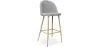 Banco estofado em tecido - Design escandinavo - 76cm - Evelyne image 9