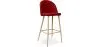 Banco estofado em tecido - Design escandinavo - 76cm - Evelyne image 9