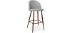 Banco estofado em tecido - Design escandinavo - 76cm - Evelyne image 9