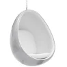 Poltrona Suspensa de Design em Forma de Ovo - Estofada em Tecido - Eny image 9