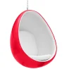 Poltrona Suspensa de Design em Forma de Ovo - Estofada em Tecido - Eny image 9