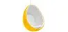 Poltrona Suspensa de Design em Forma de Ovo - Estofada em Tecido - Eny image 9