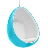 Poltrona Suspensa de Design em Forma de Ovo - Estofada em Tecido - Eny image 9