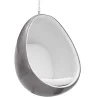 Poltrona Suspensa de Design em Forma de Ovo - Estofada em Tecido - Eny image 9