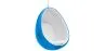 Poltrona Suspensa de Design em Forma de Ovo - Estofada em Tecido - Eny image 9