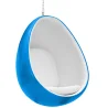 Poltrona Suspensa de Design em Forma de Ovo - Estofada em Tecido - Eny image 9