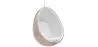 Poltrona Suspensa de Design em Forma de Ovo - Estofada em Tecido - Eny image 9