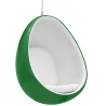 Poltrona Suspensa de Design em Forma de Ovo - Estofada em Tecido - Eny image 9