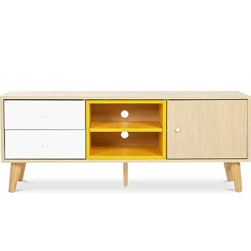 Móvel de TV de Madeira - Design Escandinavo - Daven image 8