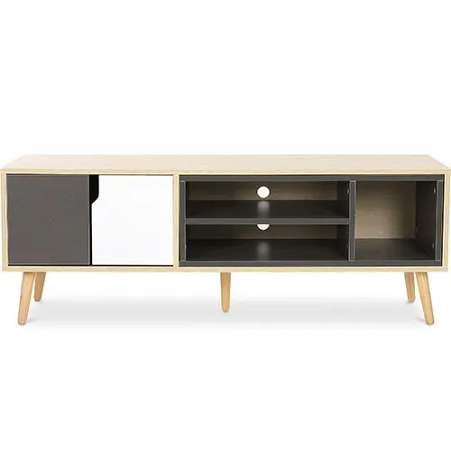 Móvel de TV de Madeira - Design Escandinavo - Bjorn image 8