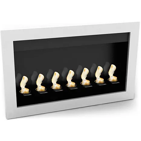 Lareira de etanol contemporânea montada na parede - VPF-FD50-BRANCO image 8