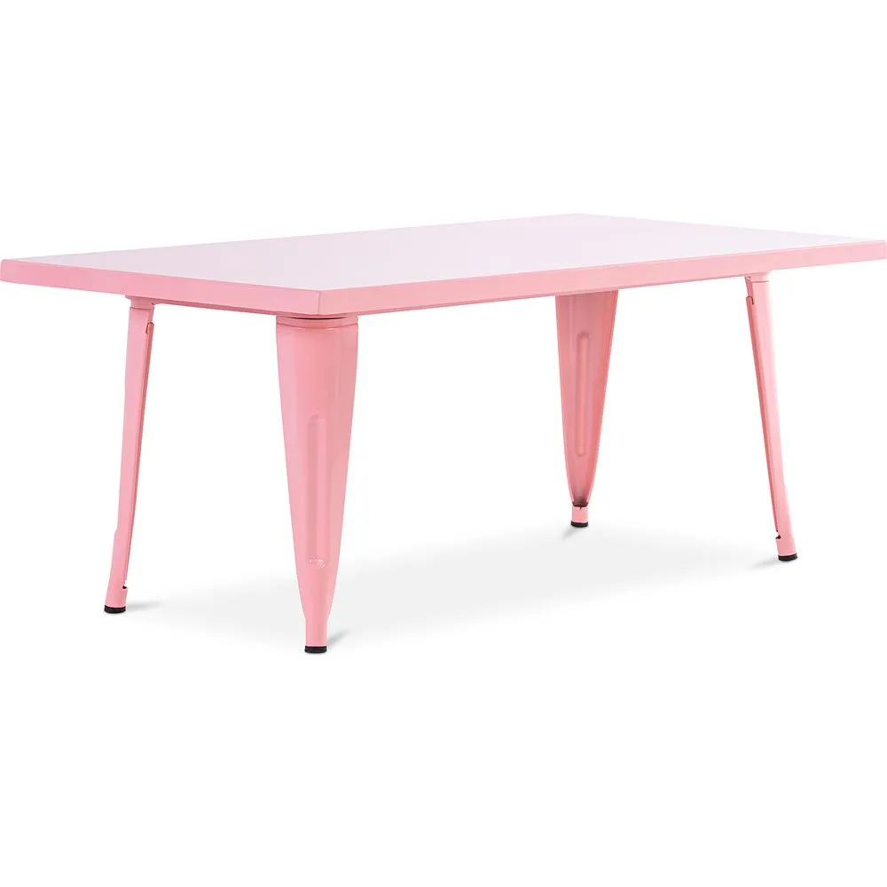 Mesa retangular infantil - Design industrial - 120cm - Stylix image 8
