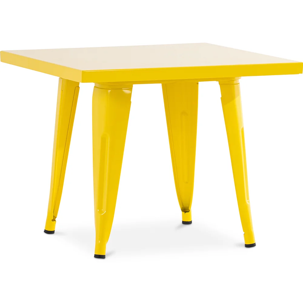 Mesa Quadrada Infantil - Industrial - Metal - 60cm - Stylix image 8
