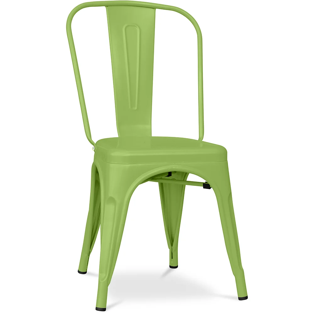 Cadeira de jantar em aço - Design industrial - Stylix image 8