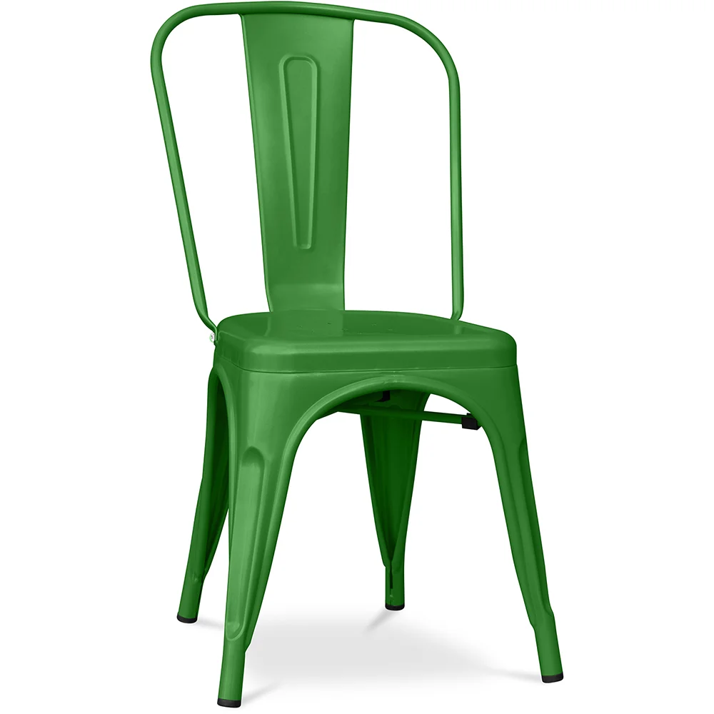 Cadeira de jantar em aço - Design industrial - Stylix image 8